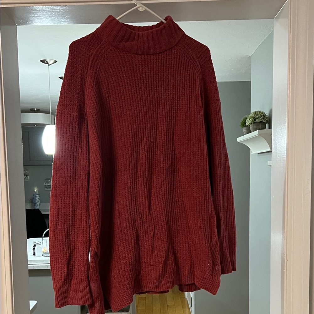 a new day Rich Red Turtleneck Sweater